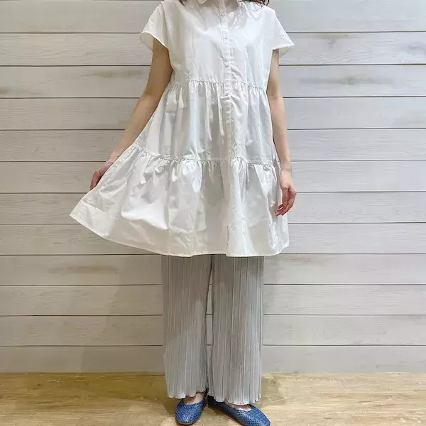 Guレポ 人気商品の半袖ver はもうチェック済み ティアードミニシャツワンピース は即買い待ったなし ローリエプレス