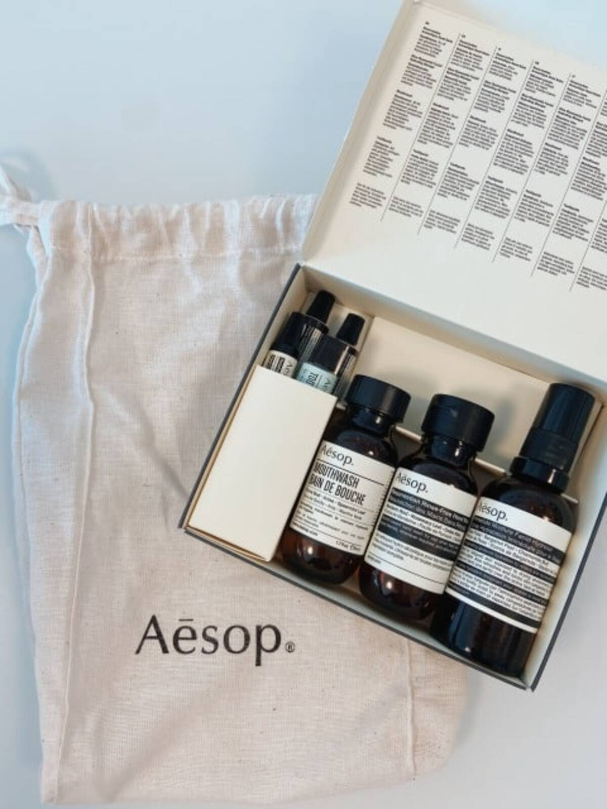 コロナ対策にも効果的 Aesopのトラベルセットの中身が毎日使えてすごい ローリエプレス