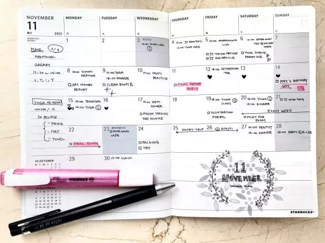 本日発売 スタバ で発見 完売確実なエコで可愛い21年手帳が見逃せない件 ローリエプレス