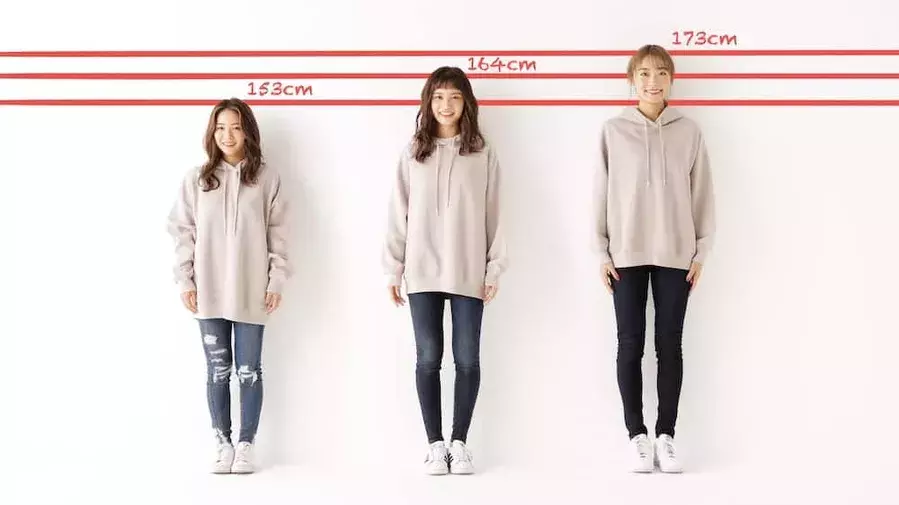 1990円 Gu 着心地最高 パーカーを身長別に比較 コーデしてみた 150 160 170 台 ローリエプレス