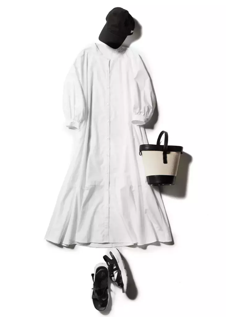 全身gu ユニクロで 梅雨の 大人モノトーンコーデ 白ワンピを着回し ローリエプレス 全身gu ユニクロで 梅雨の 大人モノトーンコーデ 白ワンピを着回し ローリエプレス