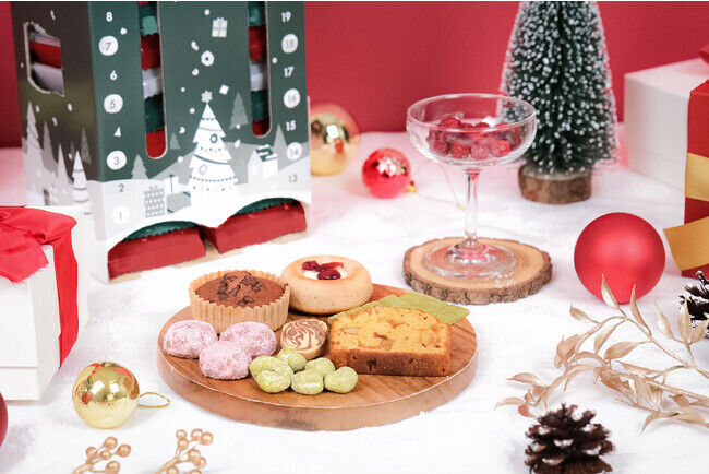 【スナックミーのクリスマス】24種類の心躍る特製ホリデーおやつを詰め込んだXmasカウントダウンカレンダー2023をオンラインストアで数量限定で販売開始の1枚目の画像