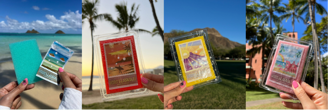 サンサンスポンジハワイ限定パッケージと新カラーが初登場！ハワイのみでの限定発売に先駆け、6/1-2 恵比寿開催「HAWAIʻI EXPO 2024」を皮切りに国内先行販売決定！の2枚目の画像