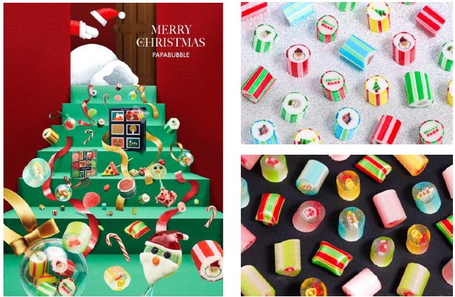 PAPABUBBLE初のアドベントカレンダーや、ピザ・フライドチキンのロリポップも登場　クリスマスパーティを“ワクワク”で彩る、キャンディ・グミ・チョコ全10種の1枚目の画像