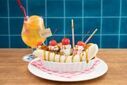 【ひんやりデザート】バナナスプリットを新発売！３種のアイスクリームと楽しむ冷たいフレンチトースト