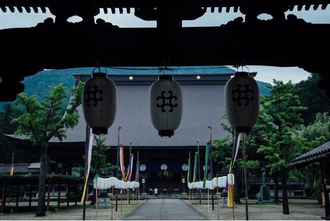 太子伝会が行われる、井波の象徴瑞泉寺。
