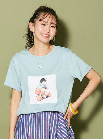 SNSでの公募から始まった特別企画！４人のイラストレーターとのコラボプリントＴシャツ、『SMILE LAND（スマイルランド）』で販売開始！の5枚目の画像