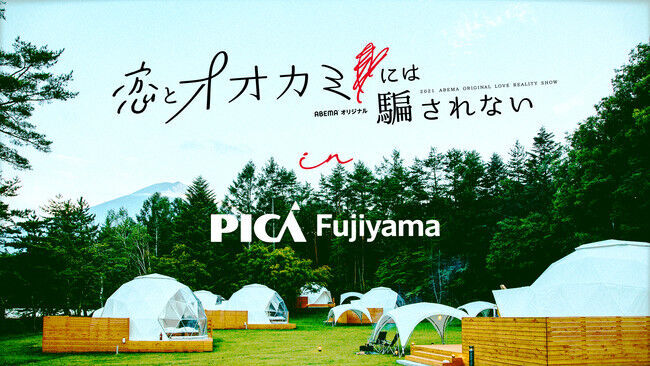 ABEMAの人気恋愛番組とPICA Fujiyamaがコラボ　「恋オオカミグランピング」5/11スタートの1枚目の画像