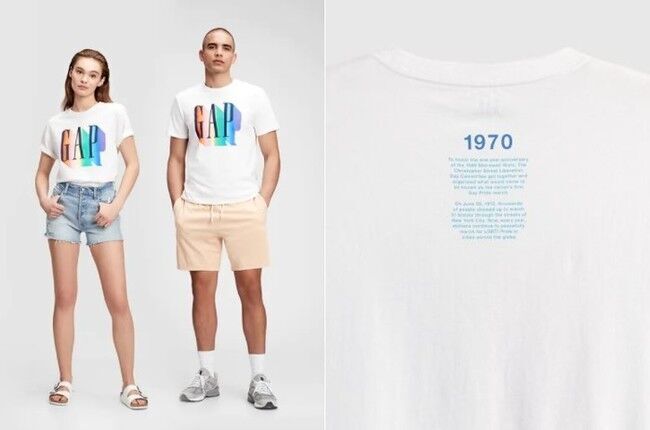 Gapから2021 PRIDEコレクションが発売の2枚目の画像