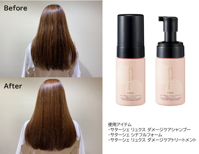 梅雨のお悩みから解放！自宅でサロンレベルのヘアケアができるプレケアトリートメント「サターシェ シナフルフォーム」が新発売の1枚目の画像