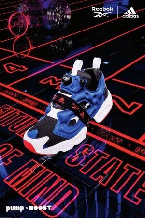 昨年大きな話題を呼んだリーボックとアディダスのレガシーを融合した「INSTAPUMP FURY BOOST(TM)」よりインスタポンプフューリー歴代人気カラー「TRICOLOR」が登場の1枚目の画像