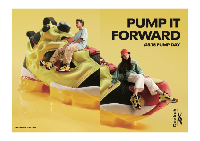 5月15日はリーボック“ポンプデー”！今年のテーマは「PUMP IT FORWARD」インスタポンプフューリー初期モデル“シトロンカラー”が日本限定で発売決定！の1枚目の画像