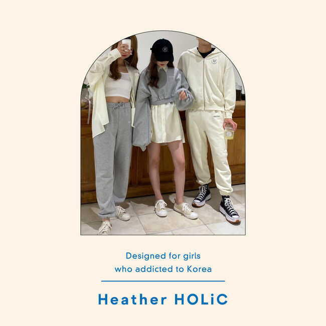 韓国中毒な女の子に向けた大人気「Heather HOLiC」第5弾！初のユニセックスアイテムが誕生の1枚目の画像