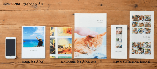 フォトブック「PhotoZINE」シリーズの楽しみ方がさらに広がる！お気に入りの写真で手帳や日記帳が作成できる新サービスをスタートの11枚目の画像