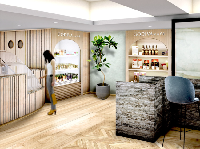 ゴディバの新業態「ゴディバカフェ」の6号店が大宮に。「GODIVA cafe Omiya」11月30日（火）グランドオープンの2枚目の画像