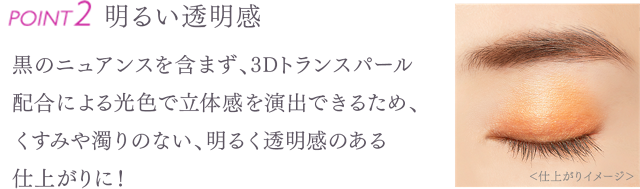 瞬きのたび、光ゆらめく印象的な立体感ある目もとへ。コフレドール　光グラデシャドウ誕生　新ルージュやチークも合わせた、明るく軽やかな春らしいメイクを提案の11枚目の画像