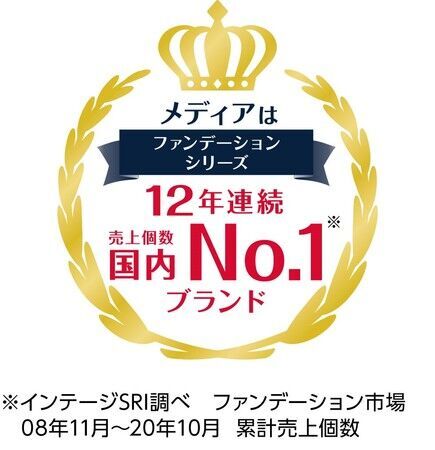 mediaから新パウダーファンデーション誕生　なめらかにのび、軽やかにフィット。気になる肌悩みをカバーし、ひとぬりでパッと明るい透明感　2021年4月1日（木）より新発売の2枚目の画像