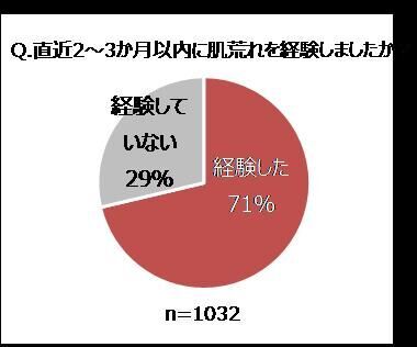 現代女性の約7割が、直近2～3カ月に肌荒れを経験！の2枚目の画像