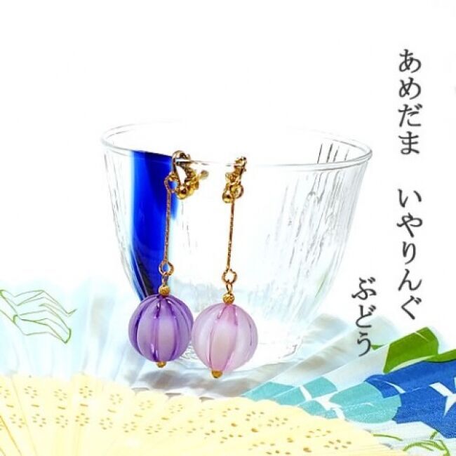 【レトロ可愛い】夏にぴったりな飴玉のアクセサリーが入荷!!【浴衣に合わせたい】の6枚目の画像