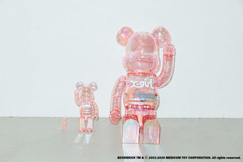 X-girl (エックスガール) とメディコム・トイ社による「BE@RBRICK (ベアブリック)」のコラボレーションが5月16日(土)発売の3枚目の画像