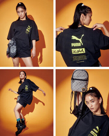 「X-girl × PUMA」の初コラボレーションに元E-girlsのYURINOを起用したルックブックを本日より公開！の4枚目の画像