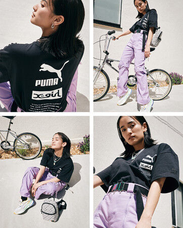 「X-girl × PUMA」の初コラボレーションに元E-girlsのYURINOを起用したルックブックを本日より公開！の7枚目の画像