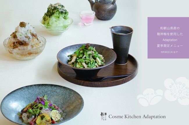 【Cosme Kitchen Adaptation(コスメキッチン アダプテーション)】無農薬・無化学肥料の梅「龍神梅」を使用した夏季限定メニューを発売！＜7月20日(月)～9月30日(水)＞の1枚目の画像