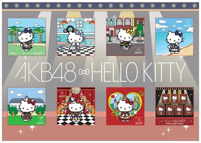 AKB48 15周年記念コラボグッズ第12弾！！ HELLO KITTY × AKB48をオサレカンパニーがプロデュースの11枚目の画像