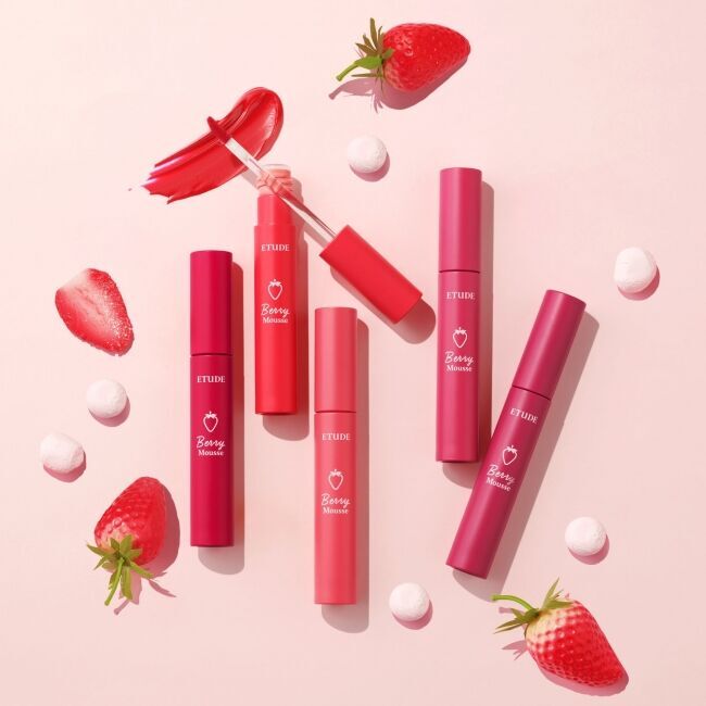 ふんわりムースが軽やかに広がる、甘酸っぱベリーリップ　Berry Mousse Tint『ベリームースティント』2020年6月5日 発売予定の1枚目の画像