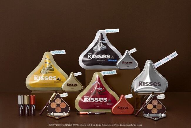 幸せほころぶ甘いフレーバー とろけるような濃厚ブラウン　ETUDE × HERSHEY’S KISSES『キスチョコレートコレクション』　2021年2月1日 数量限定発売予定の1枚目の画像