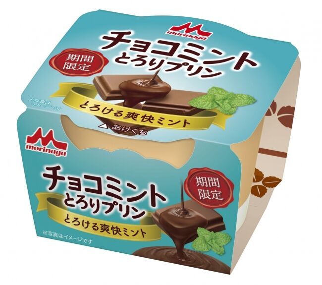 「チョコミント とろりプリン」7月9日（火）より全国にて新発売！の1枚目の画像