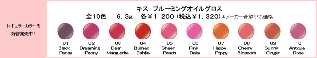 キス　ブルーミングオイルグロス／キス　ブルーミングオイルグロスＸV　２０２０年３月９日（月）ロフト※ ※ 先行発売　２０２０年３月２３日（月）全国発売の5枚目の画像