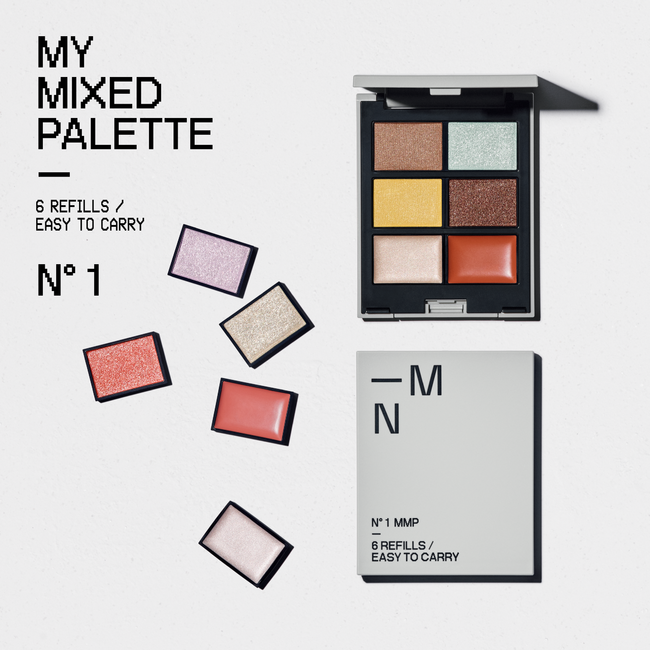 260万通りのメイクパレットをカスタマイズ　アイシャドウ、リップ＆チークとハイライトまでのマルチパレット　MN「MY MIXED PALETTE」7月20日（火）発売の1枚目の画像