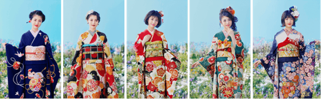 TVCMが話題の女優・浜辺美波さん着用モデルも！　京都きもの友禅 「令和」を彩る最新振袖コレクションの4枚目の画像