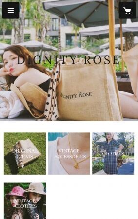 アパレルブランド「DIGNITY ROSE」のネットショップが、STORES.jpでリニューアルオープン！の1枚目の画像