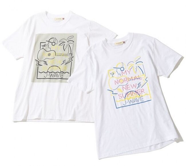 「オペーク ドット クリップ」×「J-WAVE」×「GOOD ROCK SPEED」　J-WAVE 夏のキャンペーン「MY NORMAL NEW SUMMER」　トリプルコラボレーションTシャツを発売の1枚目の画像