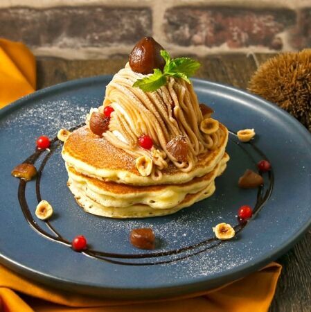 モンブランづくし！パンケーキ、ボンボンパフェ、ドリンクにも！？神戸旧居留地のカフェ「YURT 神戸店」から、秋限定のスイーツが2019年9月19日(木)から新登場！の2枚目の画像