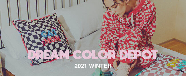 【ROSE BUD】冬のおうち時間に。D2Cブランド【DREAM COLOR DEPOT】より、ライフスタイルブランド、nestwellとコラボしたルームウェアが登場！の1枚目の画像