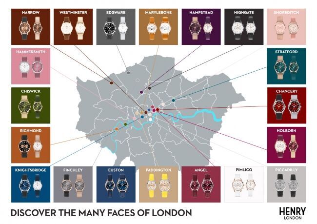 英国の腕時計ブランド「ヘンリーロンドン」刻印無料キャンペーンをTiCTAC盛岡フェザン店、みなとみらい東急スクエア店にて期間限定開催！の5枚目の画像