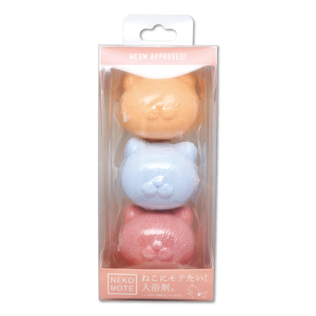 ねこ好き大歓喜！ねこにモテたい入浴剤「NEKOMOTE Bath Ball」が新発売。またたび&キャットニップ風の香りでねこもメロメロ！？の7枚目の画像