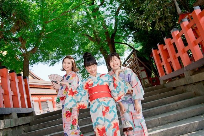暑い日も涼やか浴衣で楽しもう！京都着物レンタル夢館の「お得な夏キャンペーン」でさらに夏休みも充実！の5枚目の画像