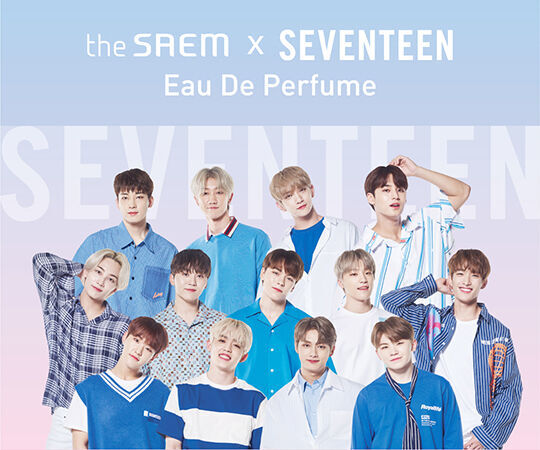 【日本限定発売】the SAEM×SEVENTEENコラボフレグランスが11月11日発売決定！10月28日よりweb予約受付開始！の1枚目の画像