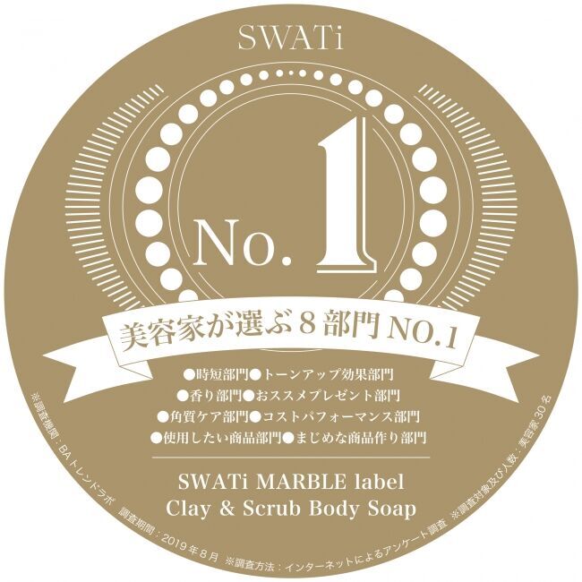 フレグランスボディケアブランドの“SWATi”、お風呂時間が楽しくなる『Clay & Scrub  Body Soap』の特別プレゼントキャンペーンを開催！の2枚目の画像