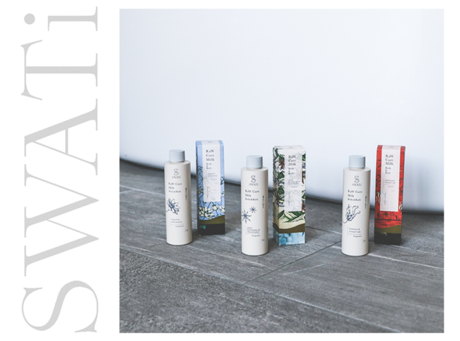 フレグランスボディケアブランド「SWATi」よりRaW Care Milk Body&Bath（ロウ ケア ミルク ボディ＆バス） 新発売！の1枚目の画像