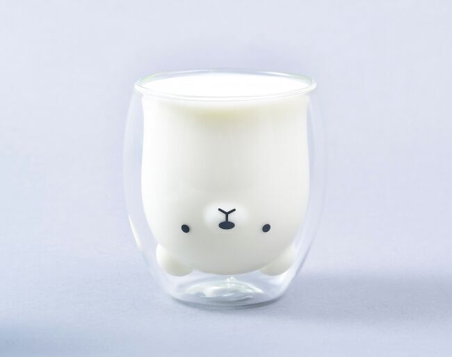 牛乳を注ぐと”白クマ”が現れるグラス「GOODGLAS（グッドグラス）」が大丸福岡天神店に初登場！の1枚目の画像