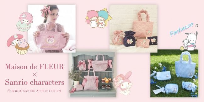 【Maison de FLEUR】サンリオの人気キャラクターとコラボレーション『Maison de FLEUR × Sanrio characters POP UP SHOP』を7月10日より開催！の1枚目の画像