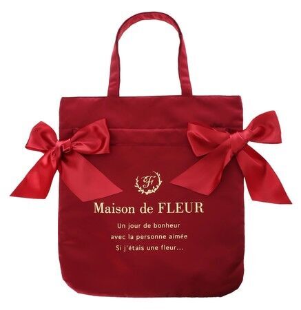 【Maison de FLEUR】チャームサイズのダブルリボントートバッグに願いを込めて…『おうちX’mas』を華やかに彩るクリスマスチャームが登場の11枚目の画像