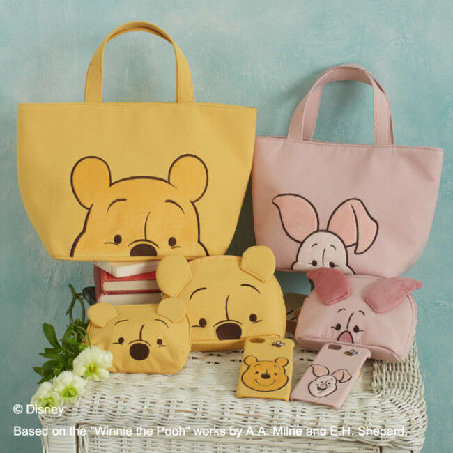 【Maison de FLEUR】大人気Disney Collection 『Winnie the Pooh』よりプーとピグレットの顏をモチーフとした愛らしいシリーズが登場！の1枚目の画像