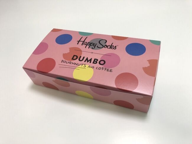 世界90カ国以上で販売されているソックスブランド『Happy Socks』が『DUMBO Doughnuts and Coffee』と初のコラボレーション！有楽町マルイにPOP-UPストアをオープンの4枚目の画像