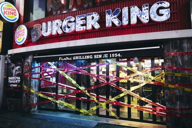 「バーガーキング(R) 渋谷センター街店」跡地に、あっという間に新店舗！？“世界唯一”の「SHIBUYA GHOST(ゴースト) STORE」がオープン！の1枚目の画像